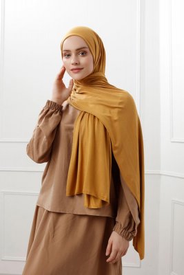 Sibel - Hijab Jersey Mostarda