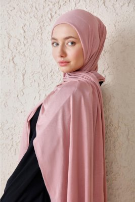 Sibel - Hijab Jersey Rosa Antico