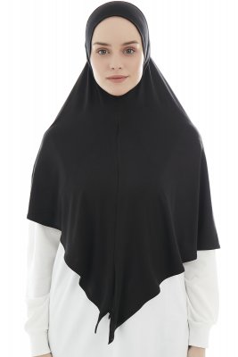  Ajda - Hijab Nero Con Cerniera