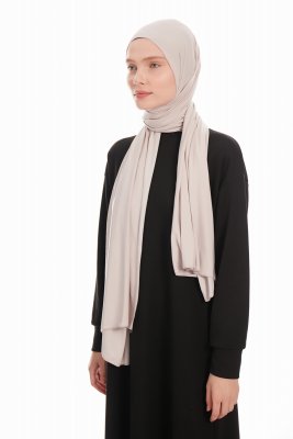 Farah - Hijab Jersey Grigio Chiaro