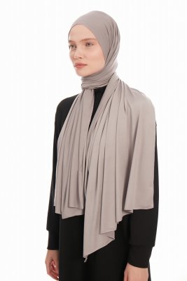 Farah - Hijab Jersey Grigio