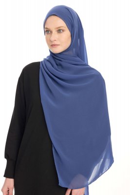 Hijab Chiffon - Indaco