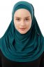 Esma - Hijab Amira Verde Scuro - Firdevs