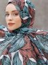Seyyal - Hijab Fantasia Verde & Rosa - Sal Evi