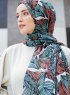 Seyyal - Hijab Fantasia Verde & Rosa - Sal Evi