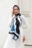 Hijab Twill Fantasia Oceano - Sal Evi