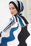Hijab Twill Fantasia Oceano - Sal Evi