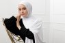 Sibel - Hijab Jersey Bianca