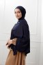 Sibel - Hijab Jersey Blu Navy Scuro