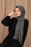 Yildiz - Hijab Crepe Chiffon Grigio