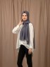 Yildiz - Hijab Crepe Chiffon Antracite
