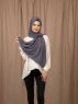 Yildiz - Hijab Crepe Chiffon Antracite