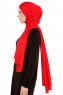 Melek - Hijab Jersey Premium Rosso - Ecardin