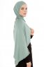 Melek - Hijab Jersey Premium Verde - Ecardin