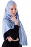 Hanfendy - Hijab Pratico One Piece Azzurro