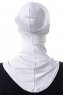 Damla - Bonnet Maschera Ninja Hijab Grigio Chiaro
