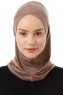 Babe Cross - Hijab Al Amira One-Piece Taupe Scuro