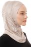 Babe Cross - Hijab Al Amira One-Piece Taupe Chiaro