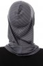 Babe Cross - Hijab Al Amira One-Piece Grigio Scuro
