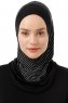 Babe Plain - Hijab Al Amira One-Piece Nero & Bianca
