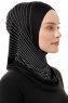 Babe Plain - Hijab Al Amira One-Piece Nero & Bianca