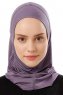 Babe Plain - Hijab Al Amira One-Piece Viola