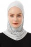 Babe Plain - Hijab Al Amira One-Piece Grigio Chiaro