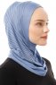 Babe Plain - Hijab Al Amira One-Piece Indaco