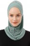 Silva Plain - Hijab Al Amira One-Piece Verde