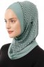 Silva Plain - Hijab Al Amira One-Piece Verde