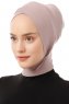 Elnara - Bonnet Cross Hijab Grigio Pietra