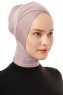 Elnara - Bonnet Cross Hijab Grigio Pietra