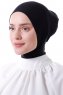 Elnara - Bonnet Plain Hijab Nero