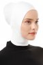 Elnara - Bonnet Plain Hijab Creme