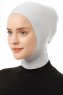 Elnara - Bonnet Plain Hijab Grigio Chiaro