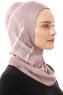 Ekose Plain - Hijab Al Amira One-Piece Grigio Pietra