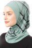 Ekose Plain - Hijab Al Amira One-Piece Verde