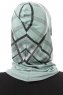 Ekose Plain - Hijab Al Amira One-Piece Verde