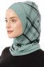 Ekose Cross - Hijab Al Amira One-Piece Verde