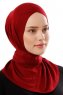 Ceren - Hijab Pratico Viscosa Bordò