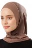 Wind Plain - Hijab Al Amira One-Piece Taupe Scuro