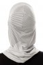 Wind Plain - Hijab Al Amira One-Piece Grigio Chiaro