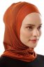 Wind Plain - Hijab Al Amira One-Piece Rosso Mattone