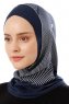 Wind Cross - Hijab Al Amira One-Piece Blu Navy