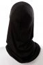 Logo Plain - Hijab Al Amira One-Piece Nero & Gold
