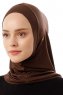 Logo Plain - Hijab Al Amira One-Piece Marrone