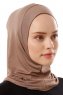 Logo Plain - Hijab Al Amira One-Piece Taupe Scuro