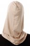 Logo Plain - Hijab Al Amira One-Piece Taupe Chiaro