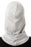 Logo Plain - Hijab Al Amira One-Piece Grigio Chiaro
