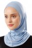 Logo Plain - Hijab Al Amira One-Piece Azzurro